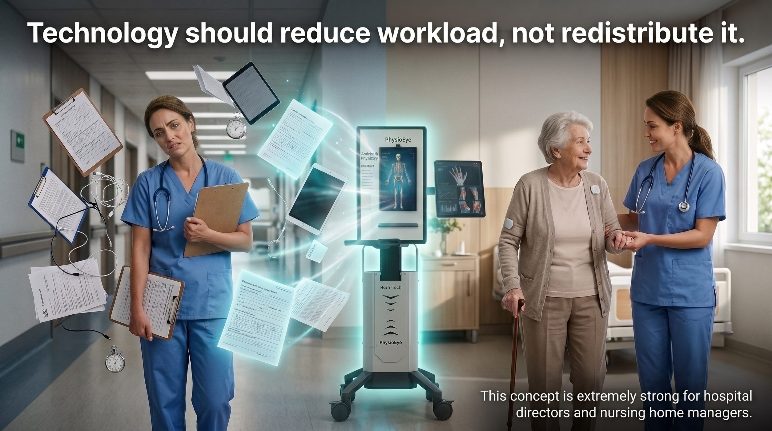 When technology works for the nurse rather than against them, Geriatric Tech Adoption becomes effortless.