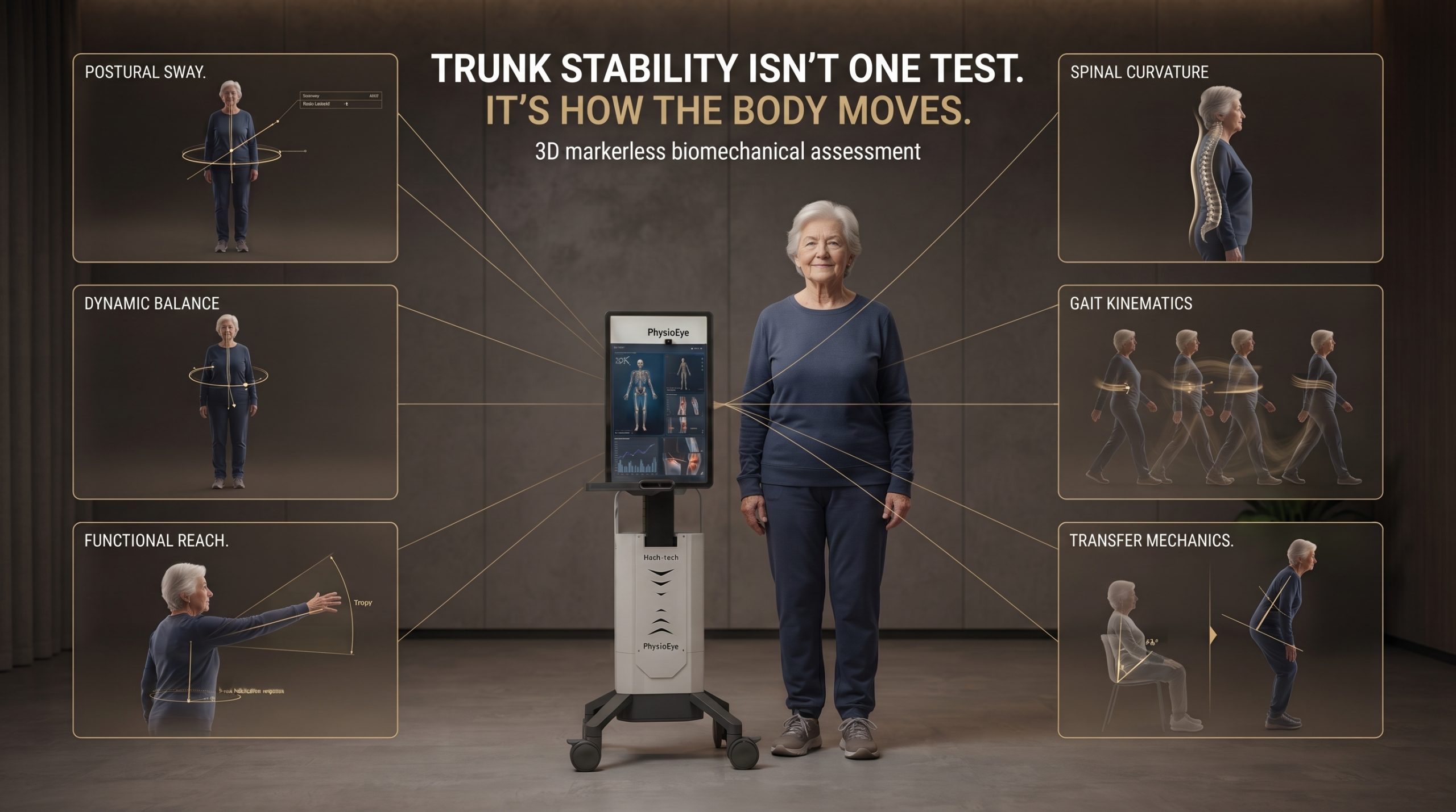 This is how PhysioEye performs Trunk Stability Assessment