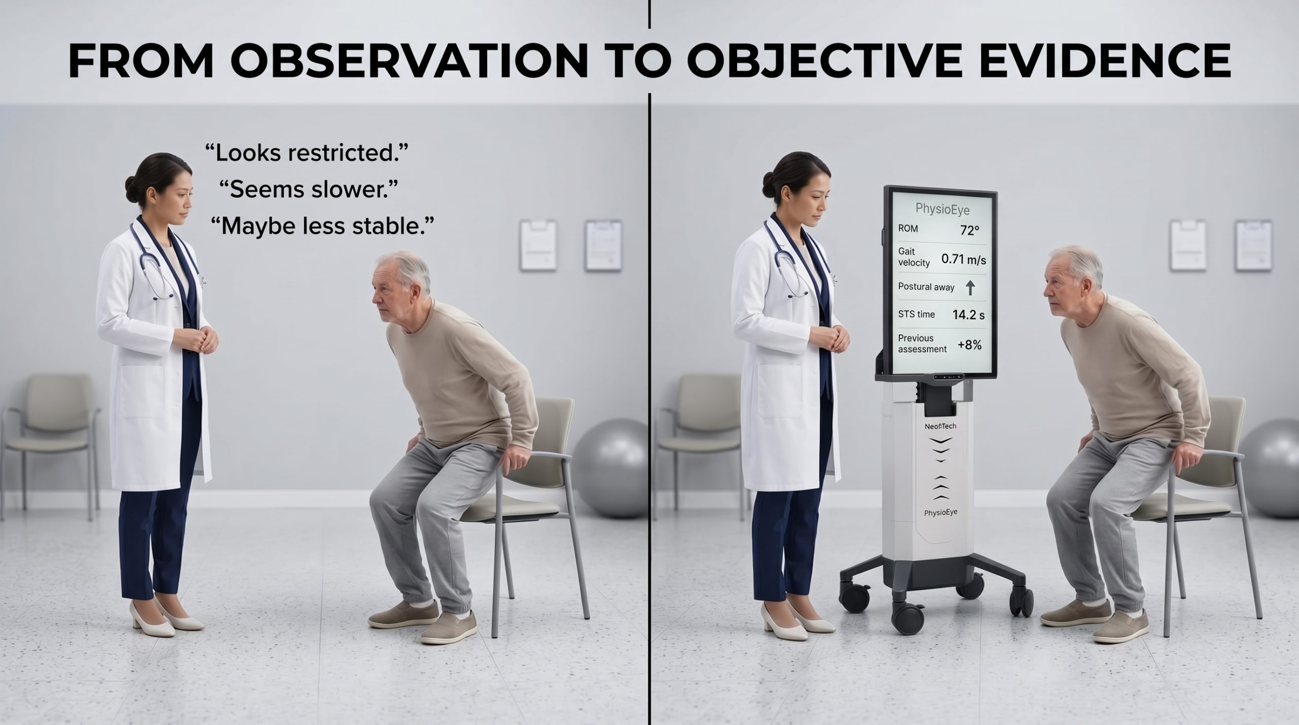 7 Powerful Ways PhysioEye Helps Clinicians Make Faster, More Objective Mobility Decisions, Clinical Decision Support