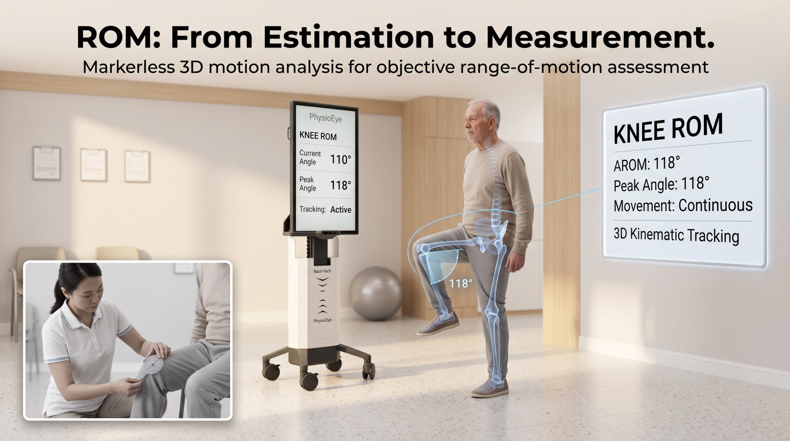 Range of Motion Assessment: How PhysioEye Makes Joint Mobility Measurable