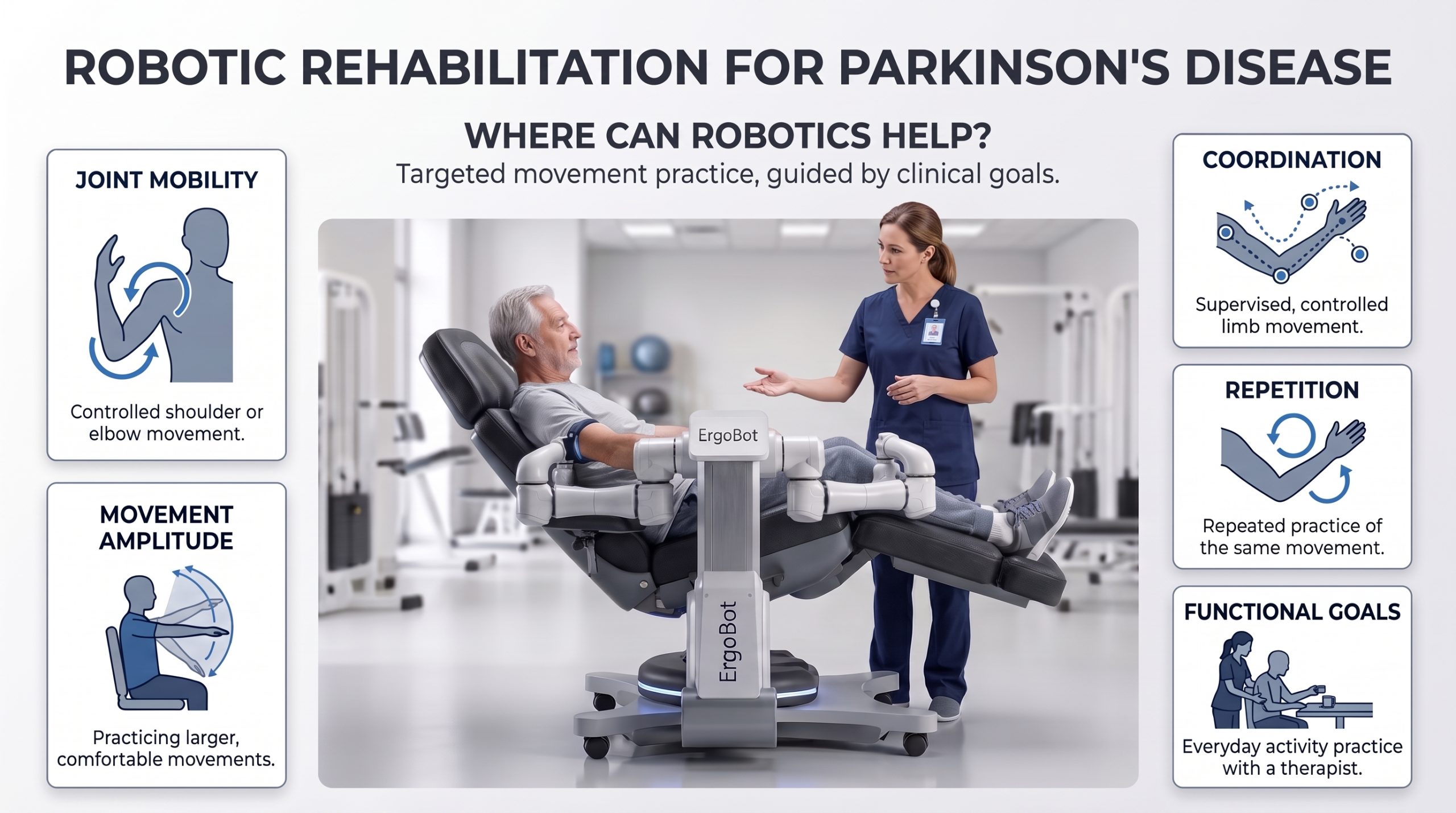 Robotic Rehabilitation for Parkinson’s Disease: Where Can Robotics Help?